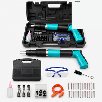 Pistola de Fixação de Pregos Portátil PowerMax™ + 100 Pregos de Oferta [SEM BERBEQUIM]