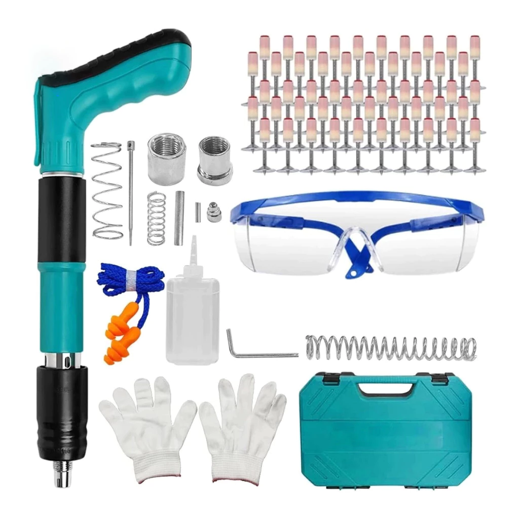 Pistola de Fixação de Pregos Portátil PowerMax™ + 100 Pregos de Oferta [SEM BERBEQUIM]