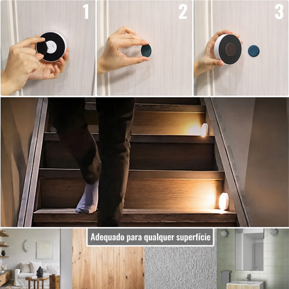 Foco LED Recarregável com Sensor de Movimento MoonLight™ [Pack de 2]