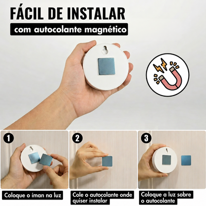 Foco LED Recarregável com Sensor de Movimento MoonLight™ [Pack de 2]