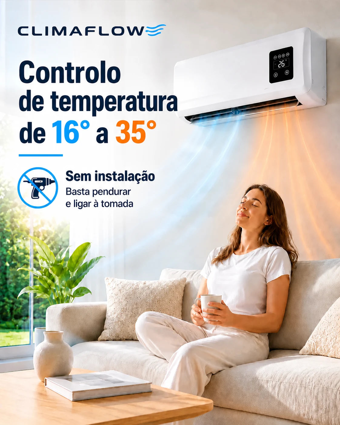 ClimaFlow ar condicionado 2 em 1